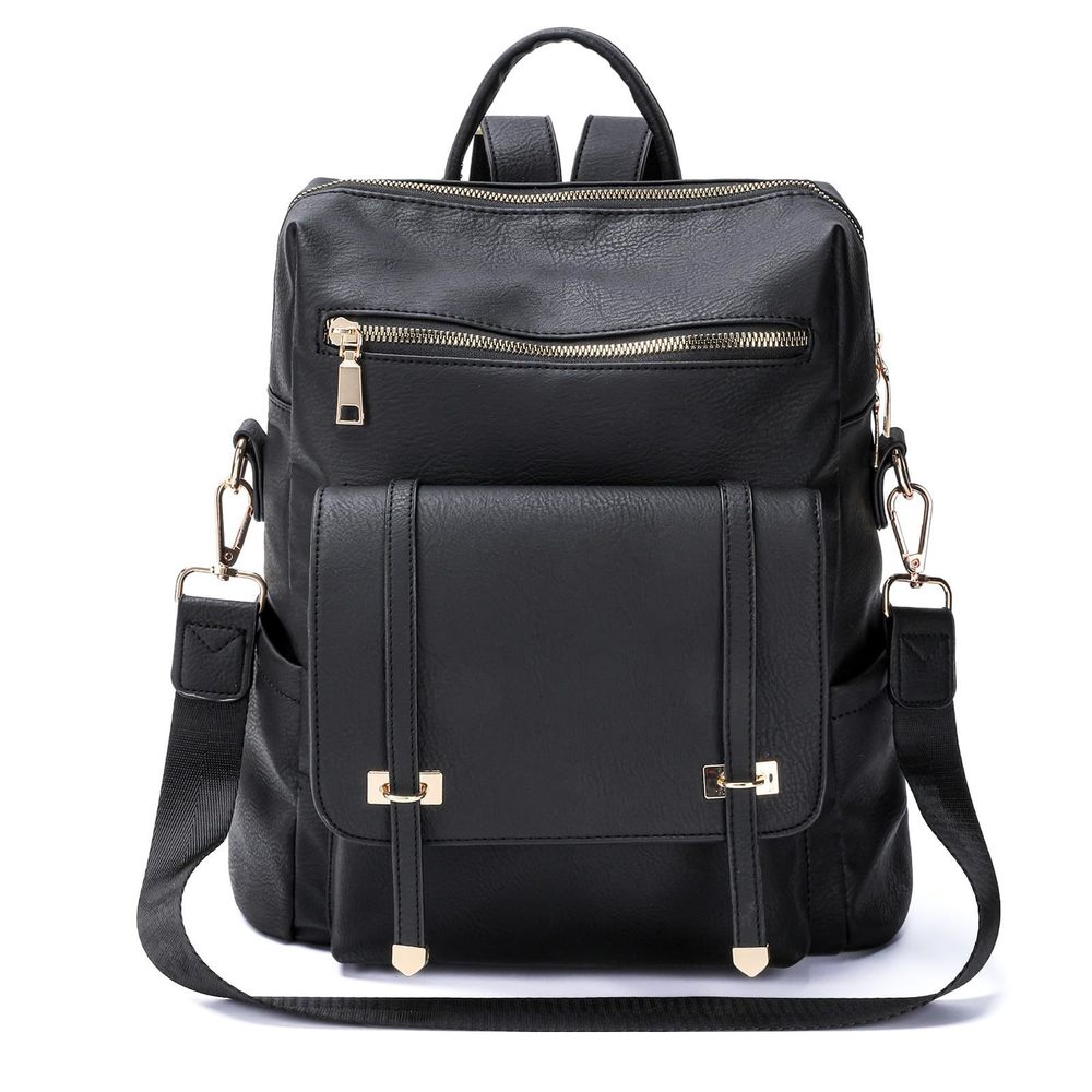 Backpack Purse for Women, PU Leather Designer Convertible Bag with🐧
